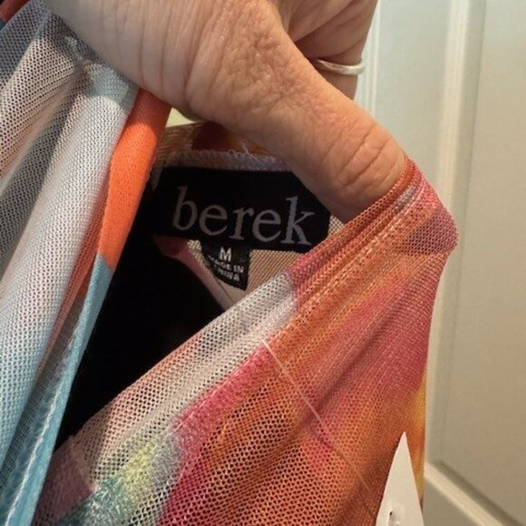 Berek 2 piece Sheer Floral Duster and Tank, Size M, NWT - Picture 7 of 9